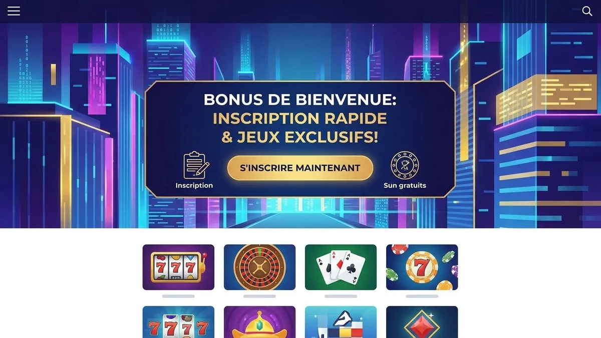Inscription avec bonus